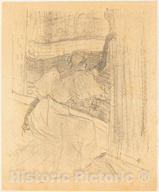 Art Print : Henri de Toulouse-Lautrec, Bowing to The Audience (Saluant le Public), 1898 - Vintage Wall Art