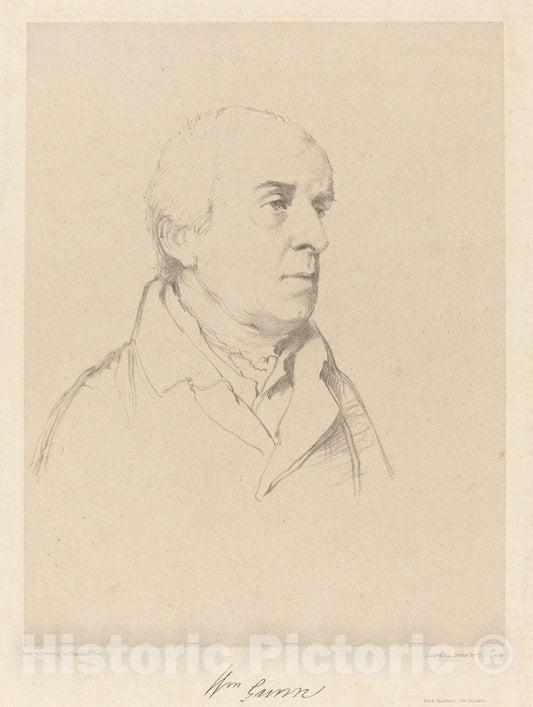 Art Print : Lane After Flaxman, William Gunn - Vintage Wall Art