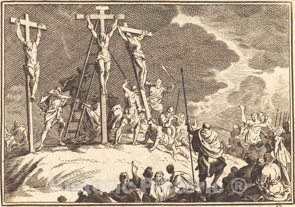 Art Print : Le Clerc I, Piercing of Christ's Side - Vintage Wall Art