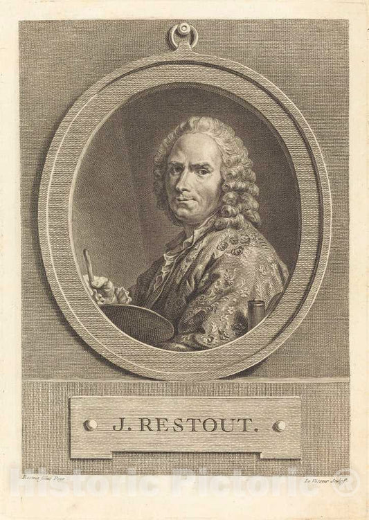 Art Print : Levasseur After Restout, Jean Restout - Vintage Wall Art