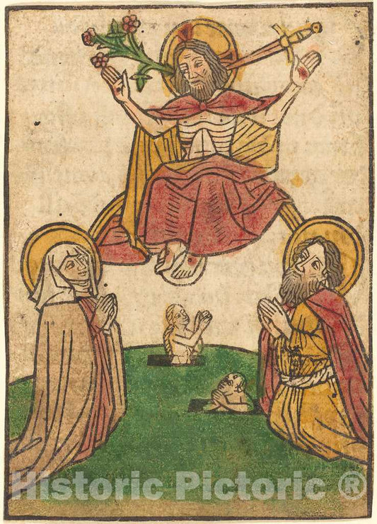 Art Print : Ludwig of ULM, The Last Judgment - Vintage Wall Art