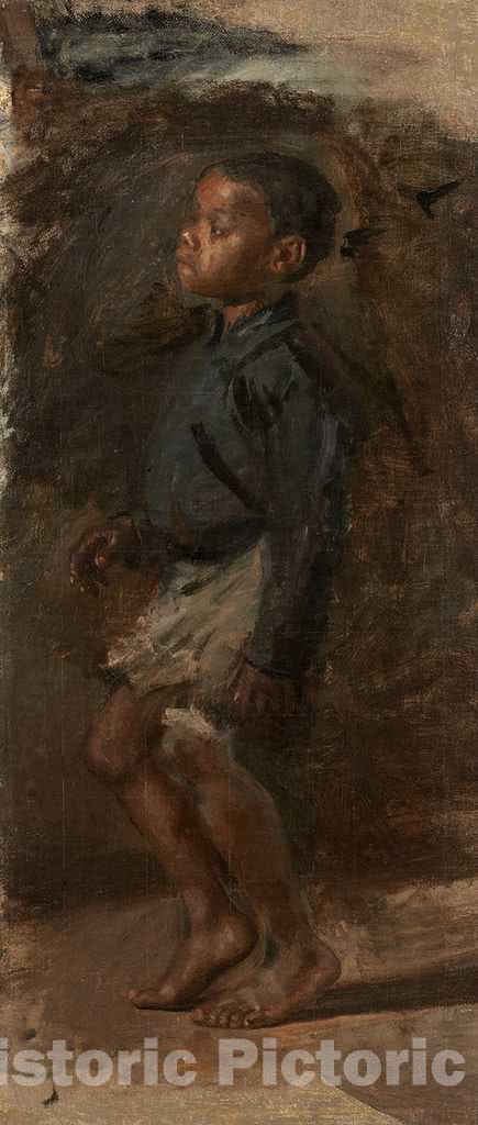 Art Print : Thomas Eakins, Study for Negro Boy Dancing: The Boy, 1877 - Vintage Wall Art