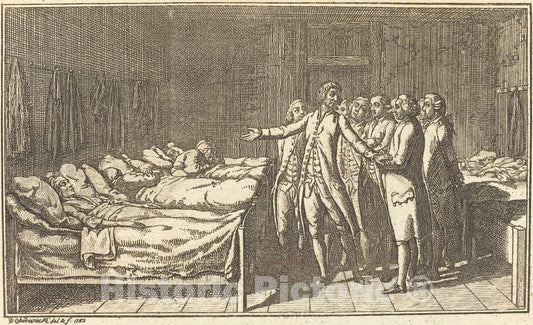Art Print : Daniel Nikolaus Chodowiecki, A Welcome Guest, c.1784 - Vintage Wall Art