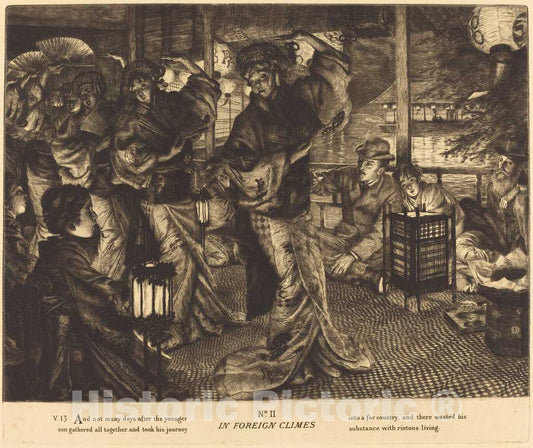Art Print : James Jacques Joseph Tissot, in Foreign Climes, 1882 - Vintage Wall Art