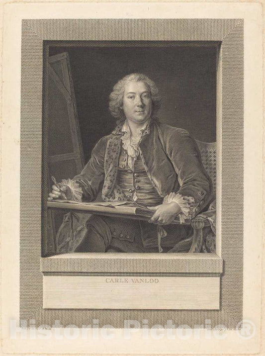 Art Print : Klauber After Le Sueur, Carle Vanloo - Vintage Wall Art