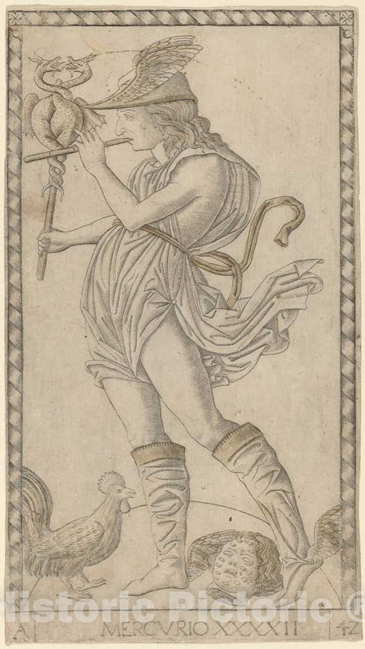 Art Print : Mercurio (Mercury), c. 1465 - Vintage Wall Art
