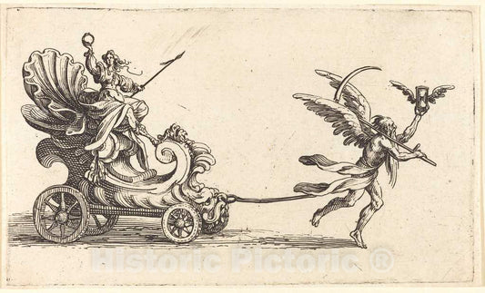 Art Print : Jacques Callot, Entry of Monseigneur Henry de Lorraine, Marquis de MOY, Under The Name of Pirandre, 1627 - Vintage Wall Art