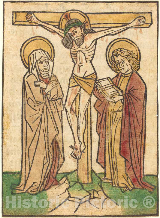 Art Print : Ludwig of ULM, The Crucifixion - Vintage Wall Art