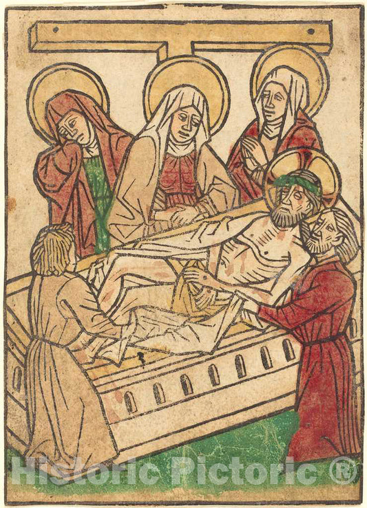 Art Print : Ludwig of ULM, The Entombment - Vintage Wall Art