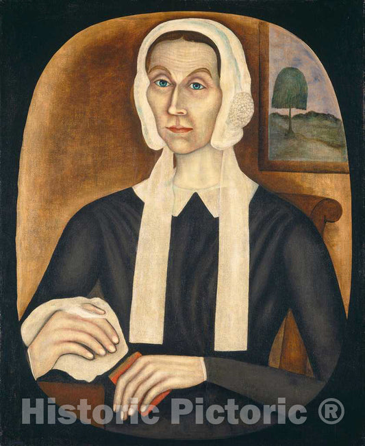 Art Print : Thomas Skynner, Portrait of a Woman, c. 1845 - Vintage Wall Art