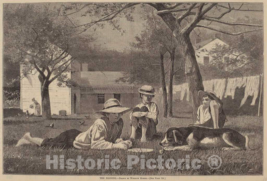 Art Print : Homer, The Nooning, 1873 - Vintage Wall Art