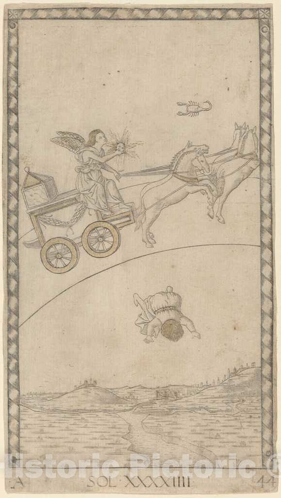 Art Print : Sol (Sun), c. 1465 - Vintage Wall Art