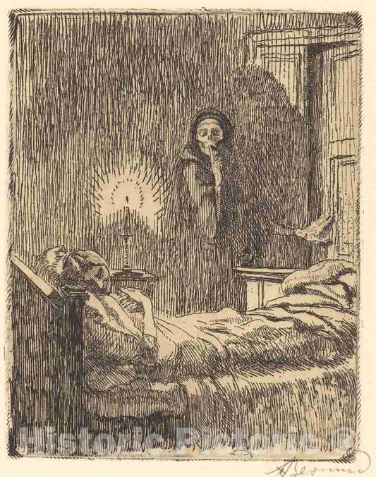 Art Print : Albert Besnard, Discreet (DiscrÃ¨te), 1900 - Vintage Wall Art