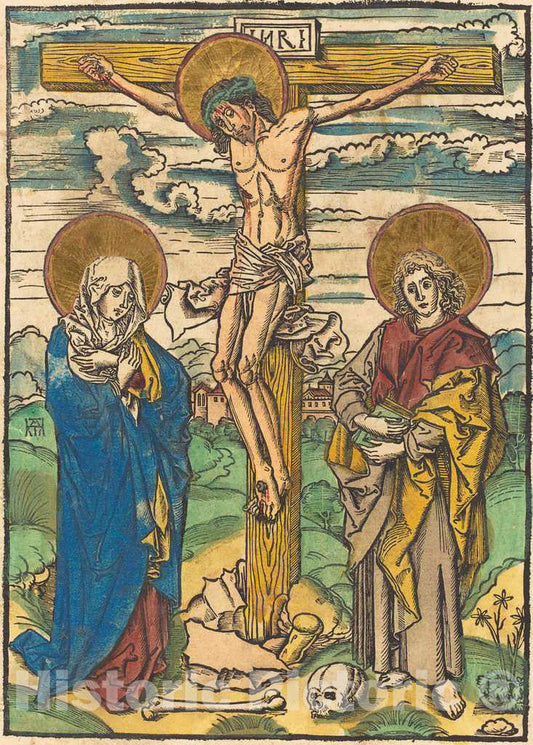 Art Print : Christ on The Cross, c.1513 - Vintage Wall Art