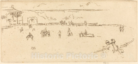 Art Print : James McNeill Whistler, Bucking Horse - Vintage Wall Art