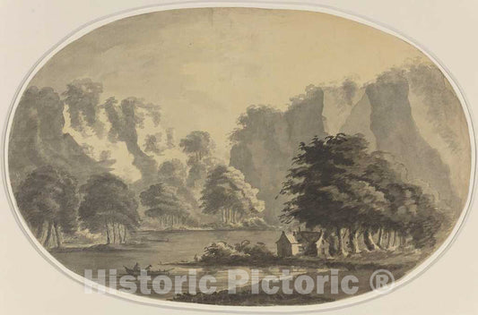 Art Print : William Gilpin, View of Ullswater - Vintage Wall Art
