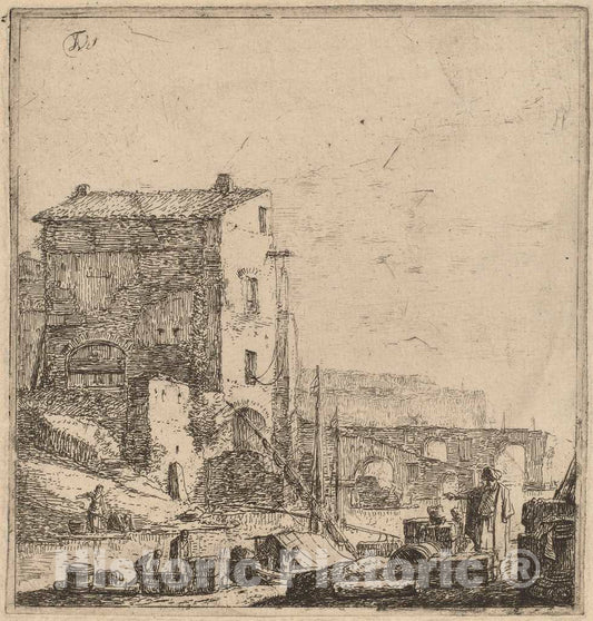 Art Print : Thomas Wyck, The Oriental Merchant - Vintage Wall Art