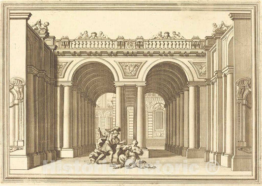 Art Print : Arnold von Westerhout, Il Greco in Troia: Plate 9 - Vintage Wall Art