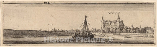 Art Print : Wenceslaus Hollar, Gelderspach, c.1634 - Vintage Wall Art