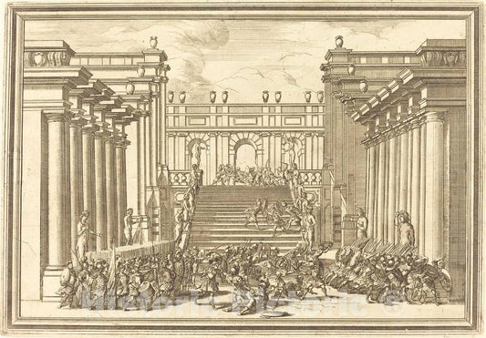 Art Print : Arnold von Westerhout, Il Greco in Troia: Plate 3 - Vintage Wall Art