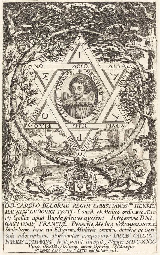 Art Print : Jacques Callot, Charles De Lorme, 1630 - Vintage Wall Art