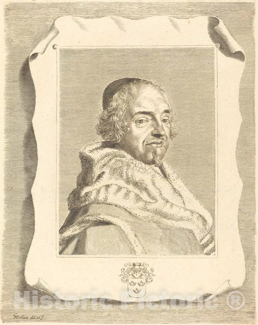 Art Print : Claude Mellan, FranÃ§ois-ThÃ©odore de Nesmond - Vintage Wall Art