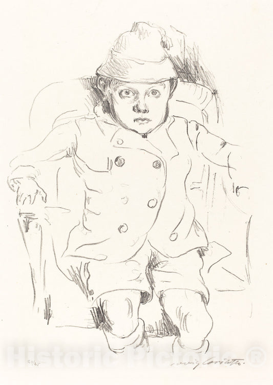 Art Print : Lovis Corinth, Thomas Corinth, 1913 - Vintage Wall Art