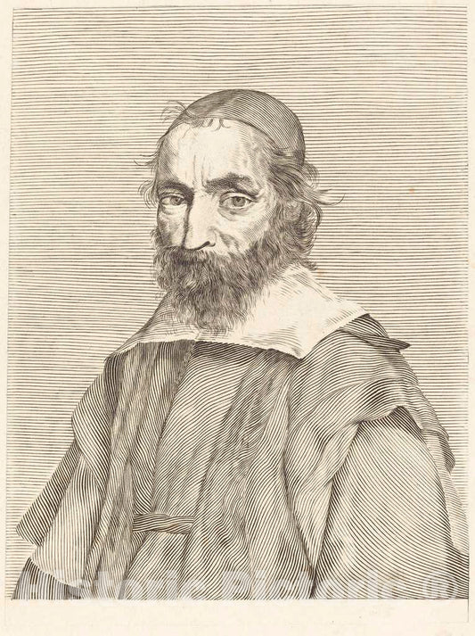 Art Print : Mellan, Nicolas-Claude Fabri de Peiresc, in or After 1637 - Vintage Wall Art