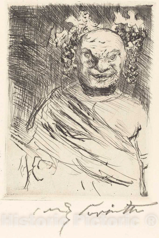 Art Print : Lovis Corinth, The Banquet of Trimalchio: pl.I, 1919 - Vintage Wall Art