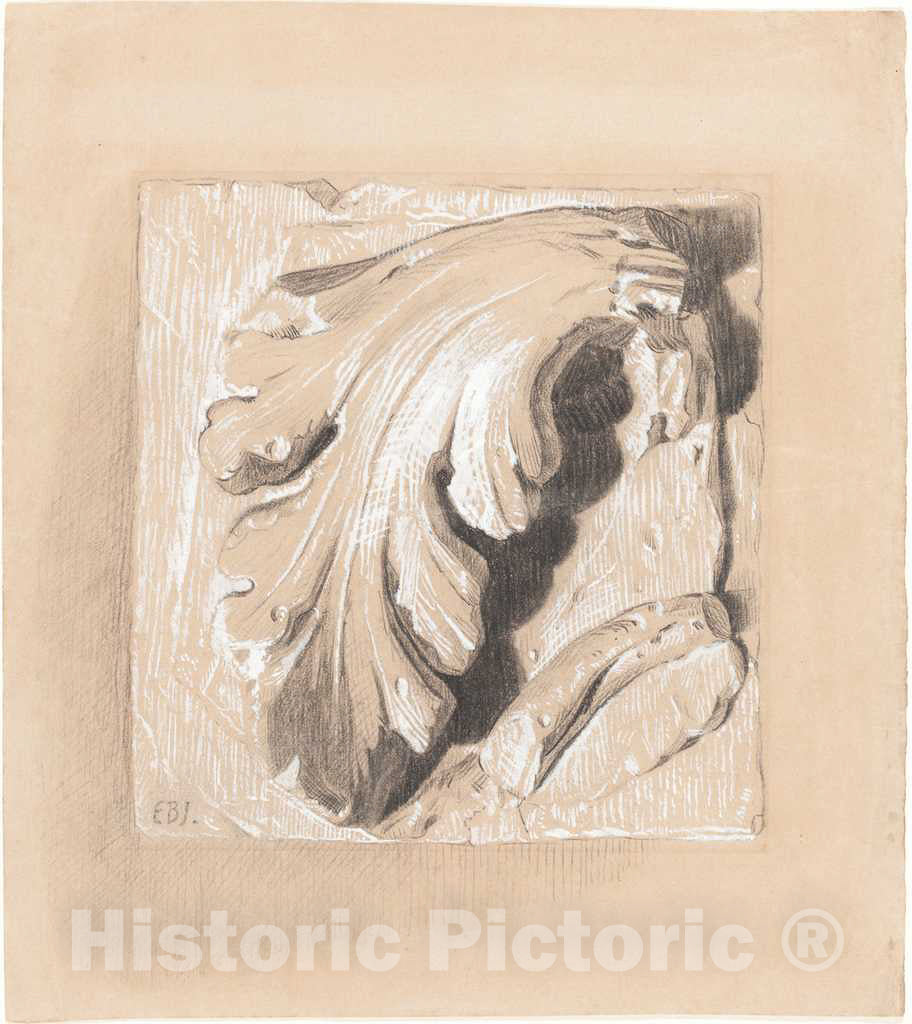 Art Print : Sir Edward Coley Burne-Jones, A Fragment from an Antique Frieze - Vintage Wall Art