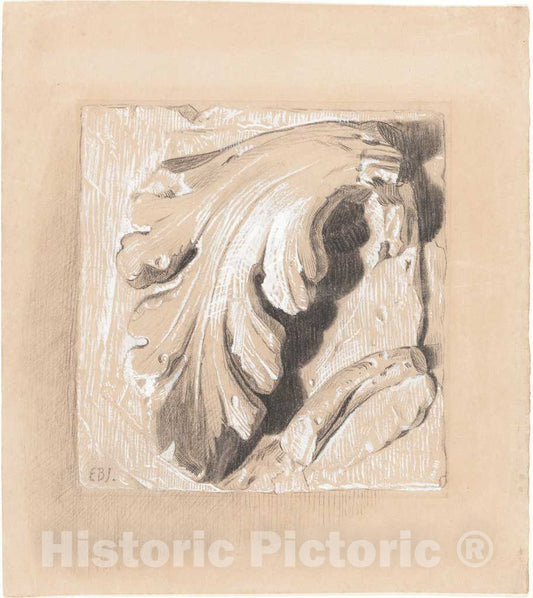 Art Print : Sir Edward Coley Burne-Jones, A Fragment from an Antique Frieze - Vintage Wall Art