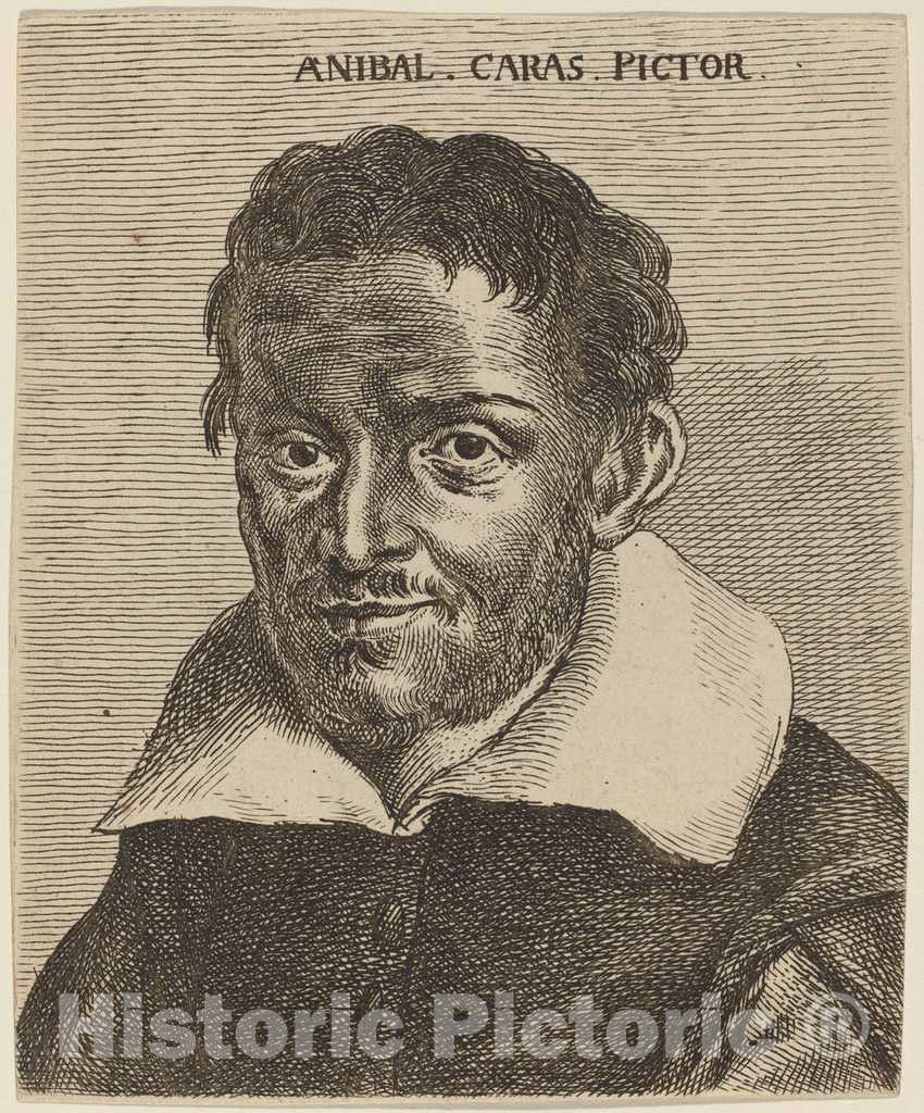 Art Print : Annibale Carracci - Vintage Wall Art
