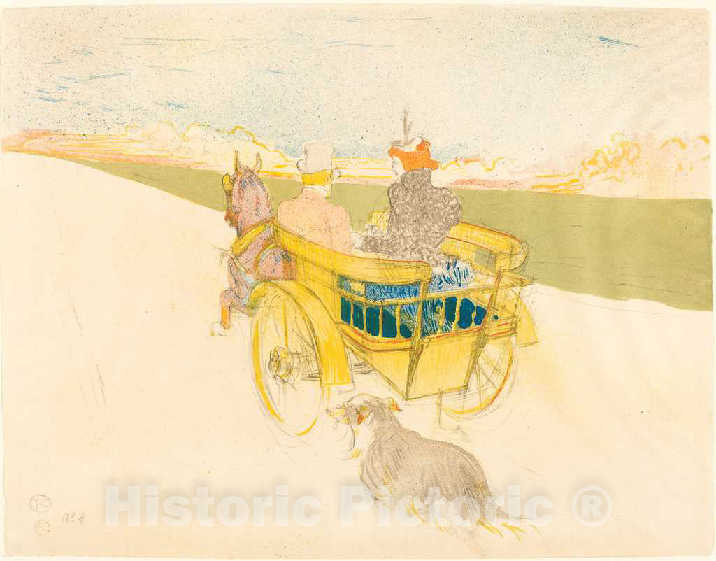 Art Print : Henri de Toulouse-Lautrec, Country Outing (Partie de campagne), 1897 - Vintage Wall Art