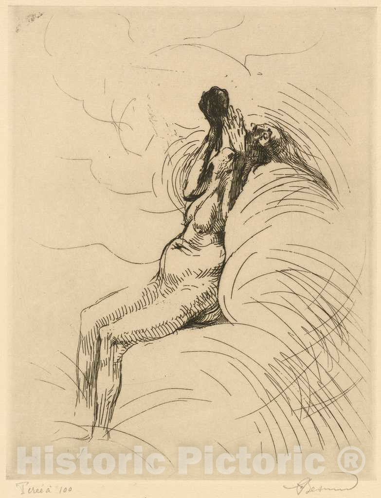 Art Print : Albert Besnard, Apotheosis (L'ApothÃ©ose), c. 1886 - Vintage Wall Art