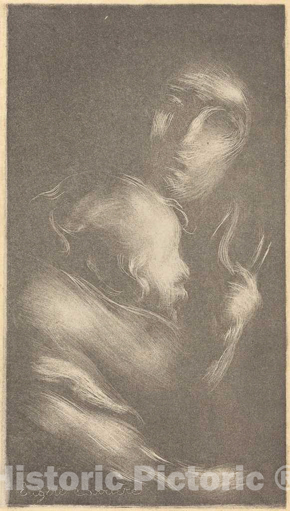 Art Print : EugÃ¨ne CarriÃ¨re, Maternity, 1896 - Vintage Wall Art