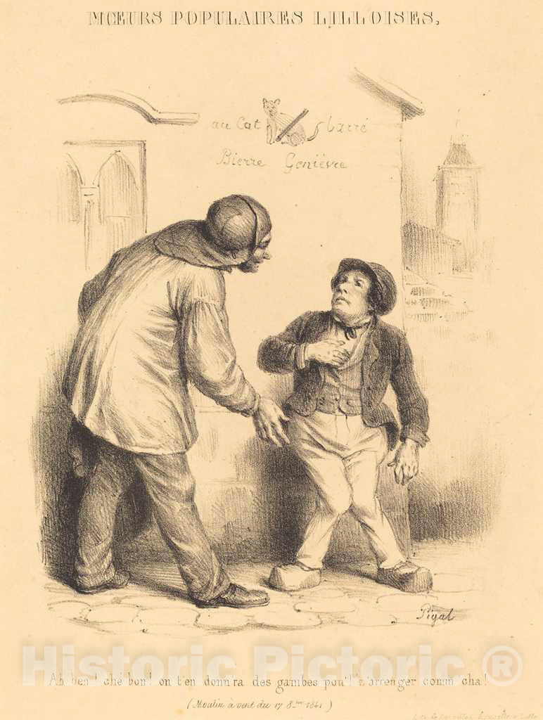 Art Print : EdmÃ© Jean Pigal, Ah Ben!, 1841 - Vintage Wall Art