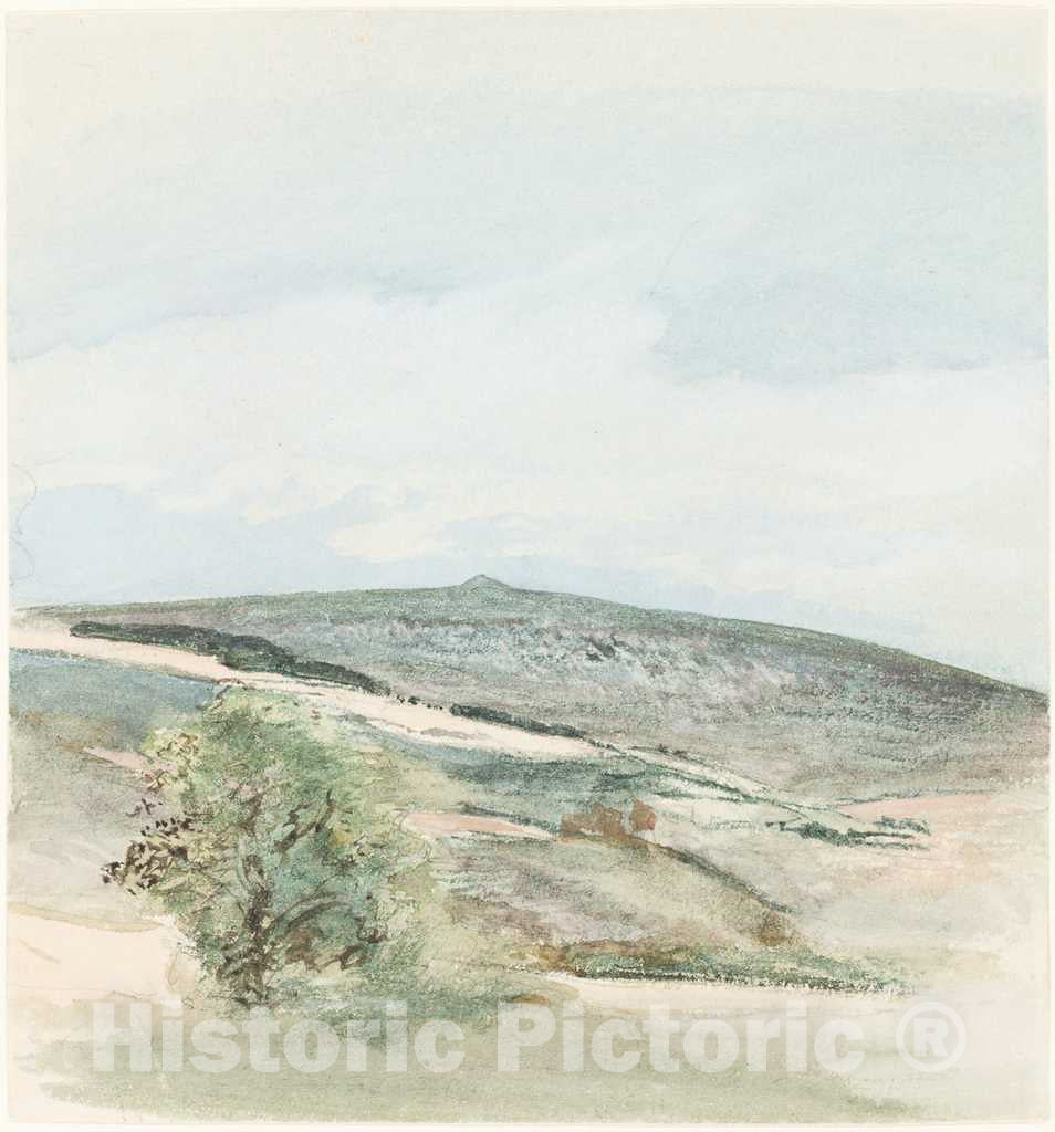 Art Print : William Collins, A Heath in Sussex, c.1813 - Vintage Wall Art