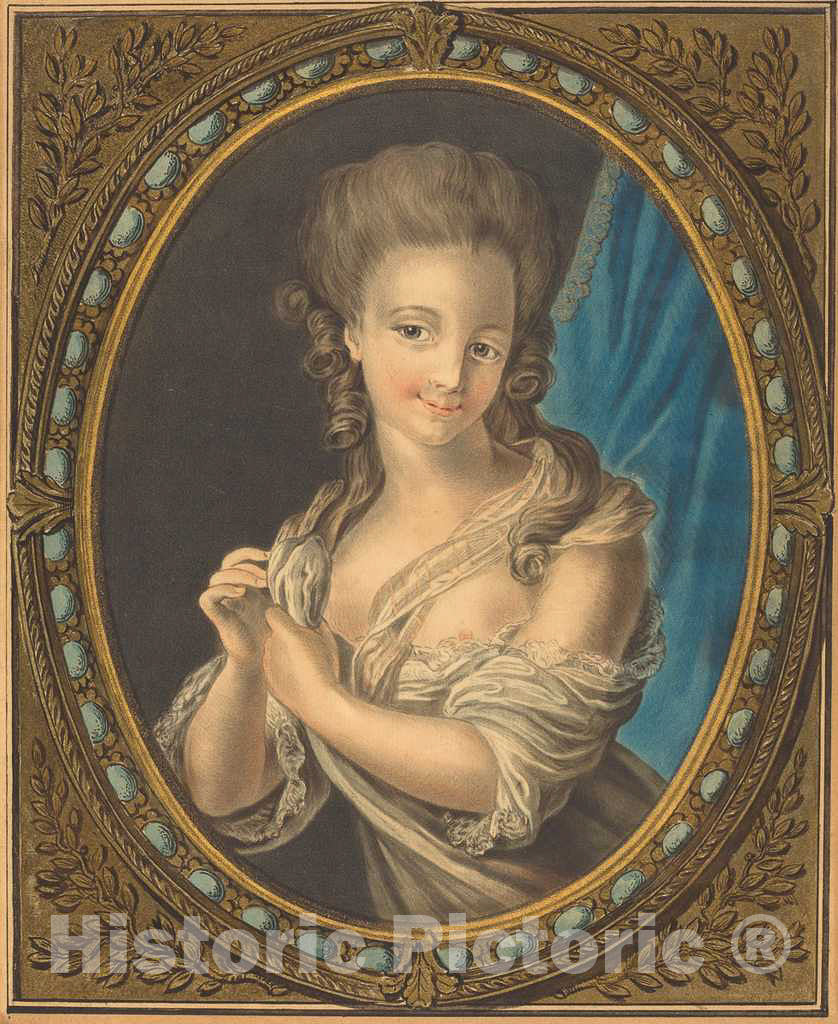 Art Print : Louis-Marin Bonnet, Charms of The Morning, 1777 - Vintage Wall Art