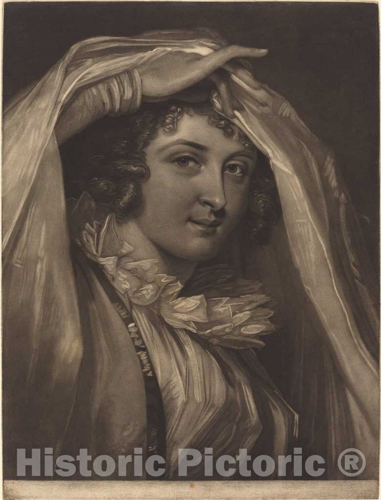 Art Print : John Raphael Smith, Clara, c. 1797 - Vintage Wall Art