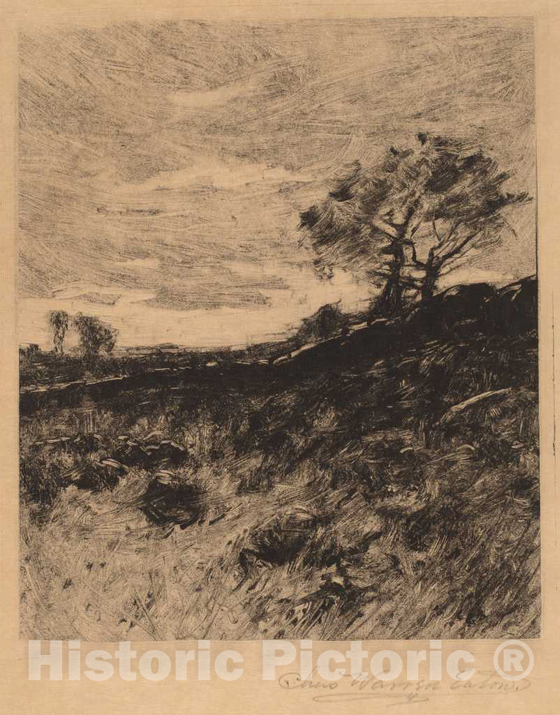 Art Print : Charles Warren Eaton, Landscape, c. 1910 - Vintage Wall Art