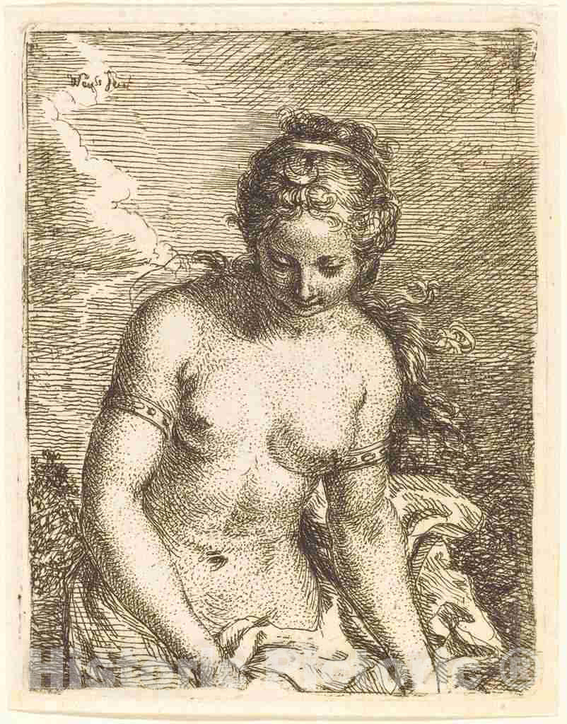 Art Print : BartholomÃ¤us Ignaz Weiss, Diana - Vintage Wall Art