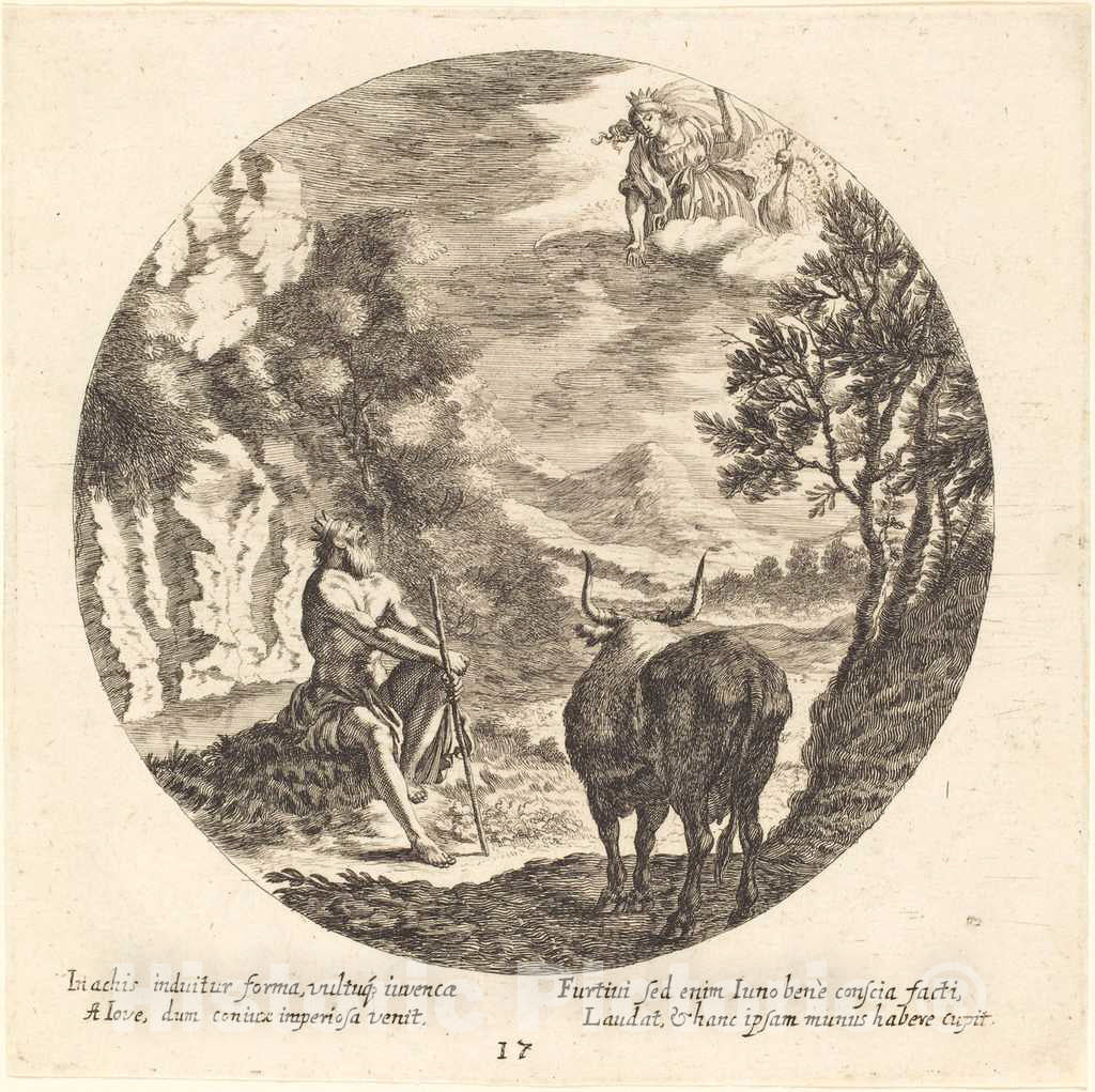 Art Print : Wolfgang, The Elder, Jupiter Changing Io to a Cow, 1665 - Vintage Wall Art
