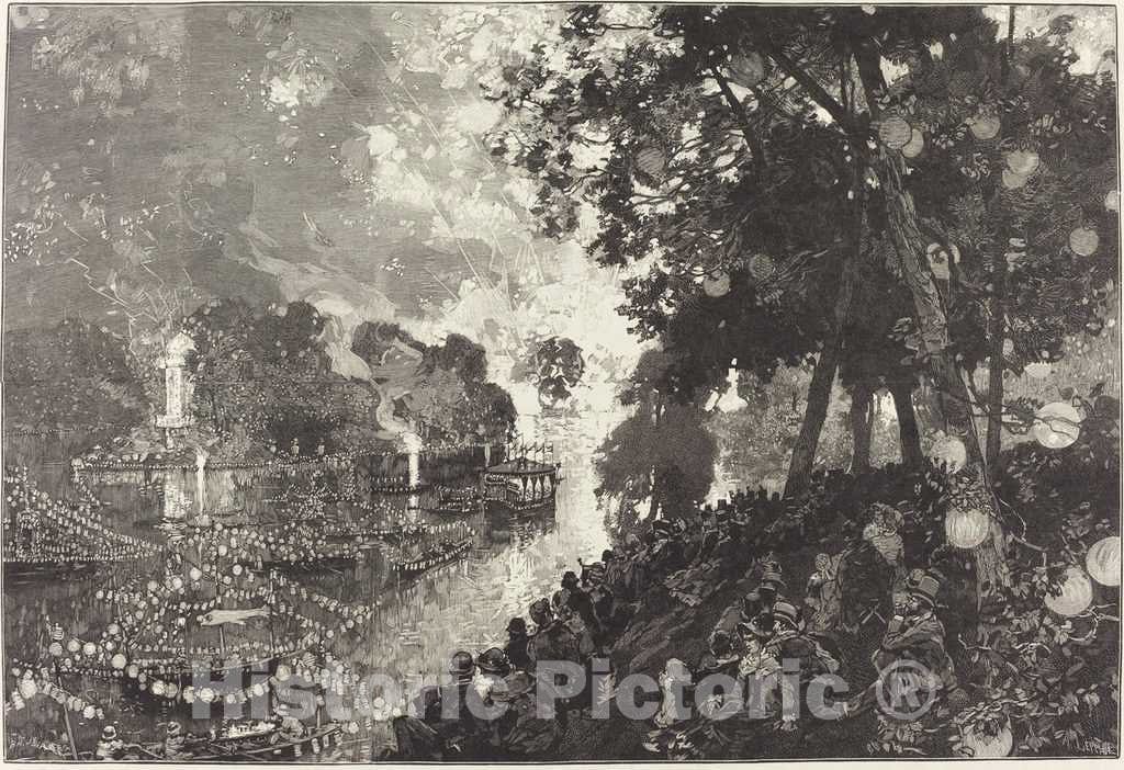 Art Print : Auguste LepÃ¨re, La Neige Ã€ Paris - Vintage Wall Art