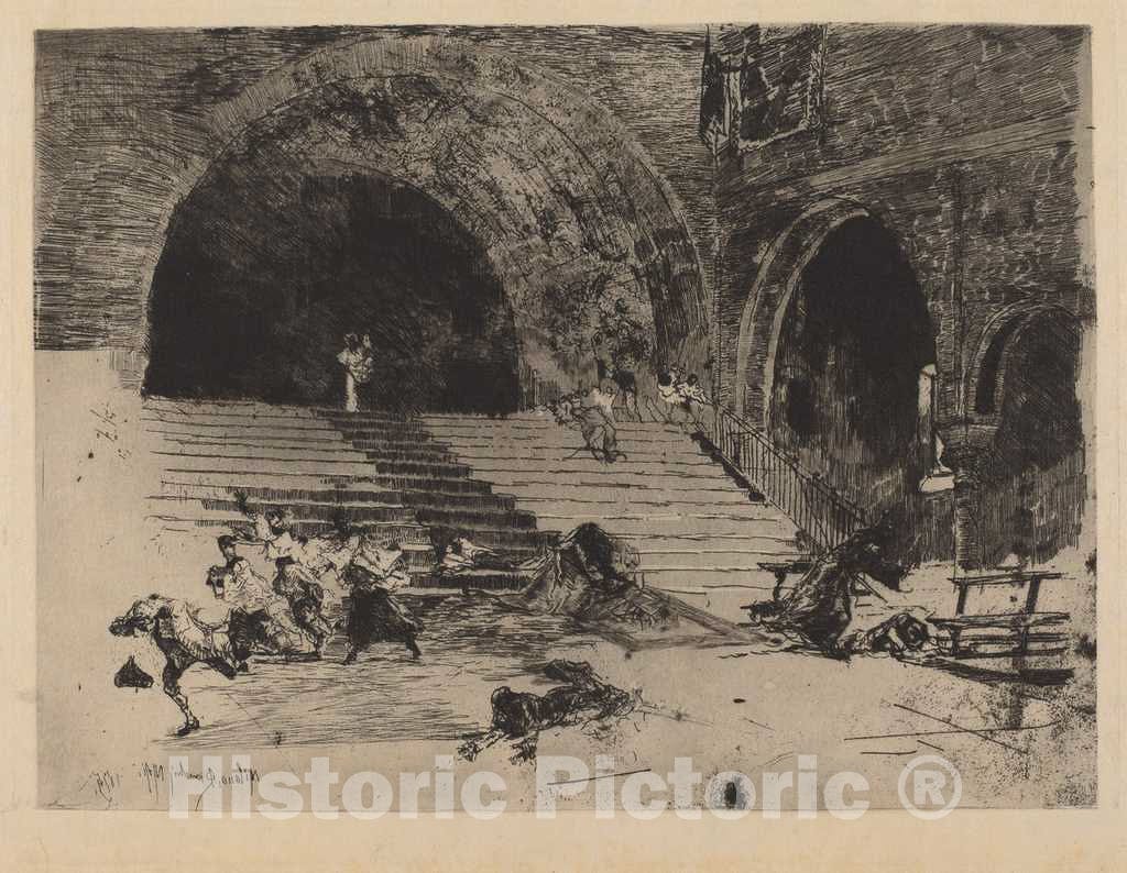 Art Print : MosÃ¨ di GiosuÃ¨ Bianchi, Resurrection, 1875 - Vintage Wall Art