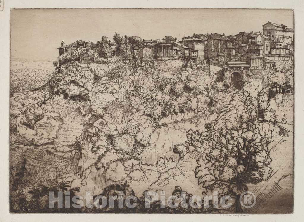 Art Print : Donald Shaw MacLaughlan, Tivoli, 1905 - Vintage Wall Art