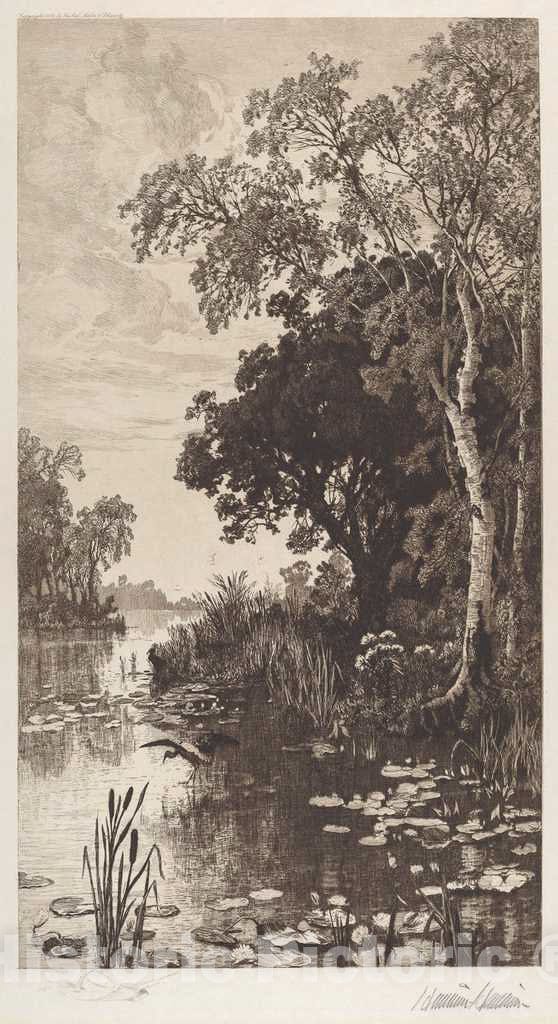 Art Print : Hamilton, Untitled (Summer), 1886 - Vintage Wall Art