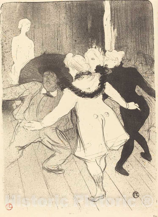Art Print : Henri de Toulouse-Lautrec, Folies-Bergere: The Censors of M. Prudhomme (Folies-BergÃ¨re: Les pudeurs de M. Prudhomme), 1893 - Vintage Wall Art