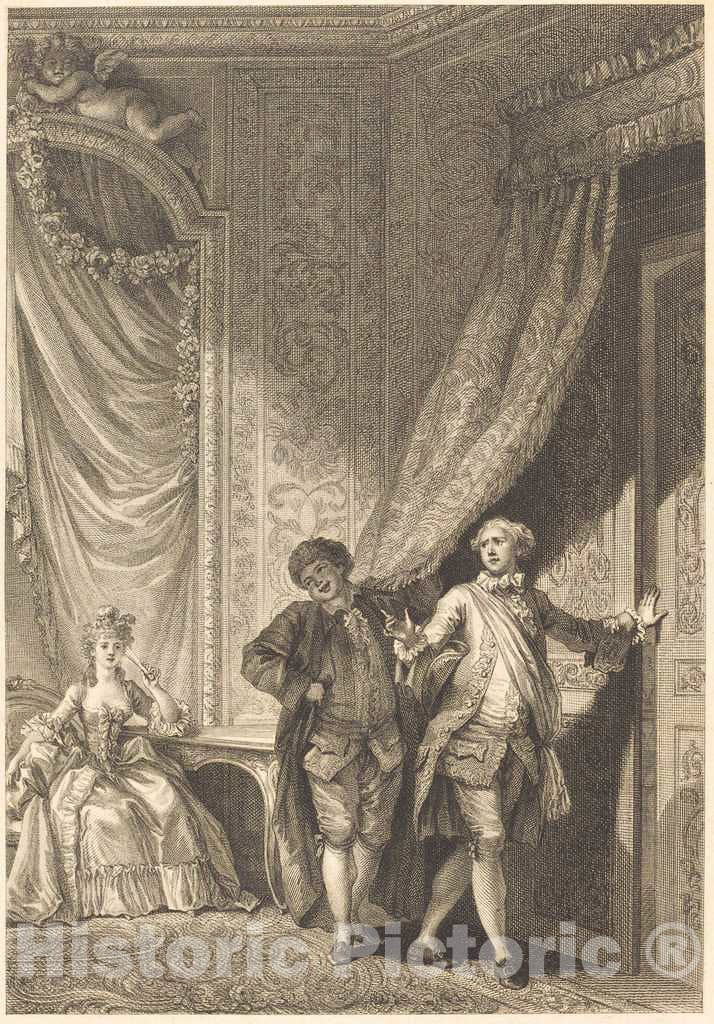 Art Print : Tilliard After Fragonard, Le Magnifique - Vintage Wall Art