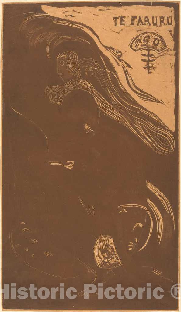 Art Print : Paul Gauguin, Te Faruru (They are Making Love Here), c.1895 - Vintage Wall Art