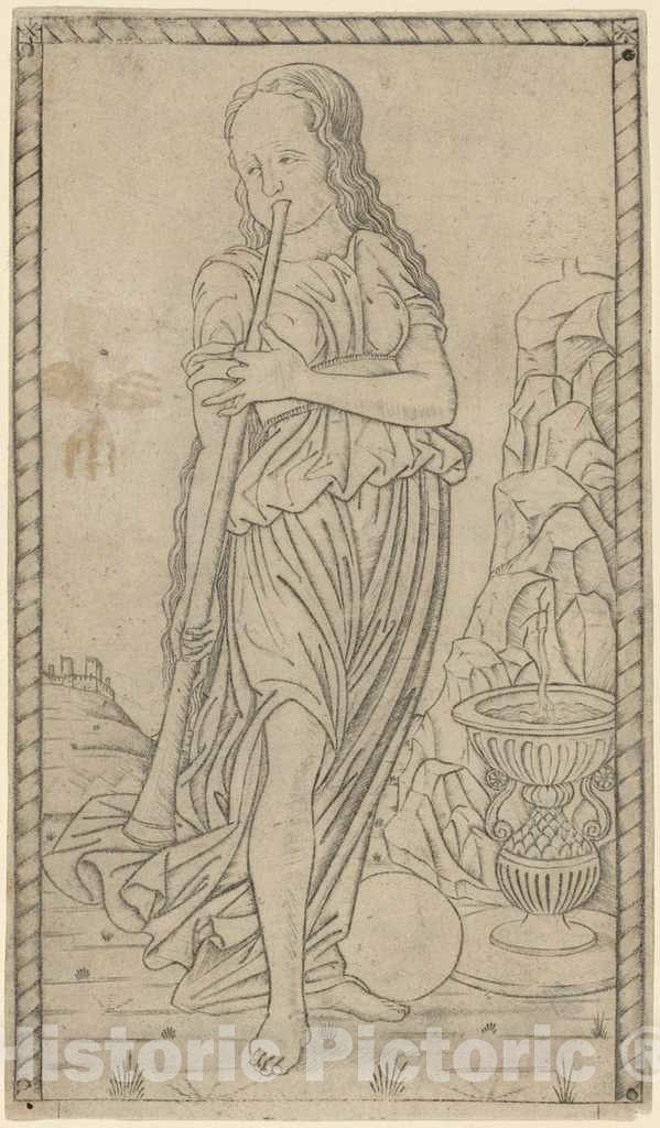 Art Print : Caliope (Calliope), c. 1465 - Vintage Wall Art